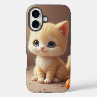 Adorable Kitten iPhone 16 Fall Hülle