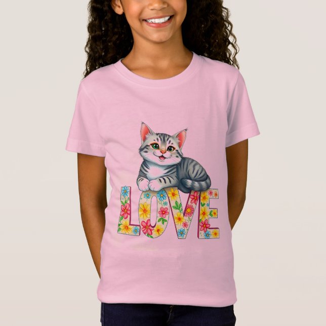 Adorable Kitten Resting T-Shirt (Vorderseite)
