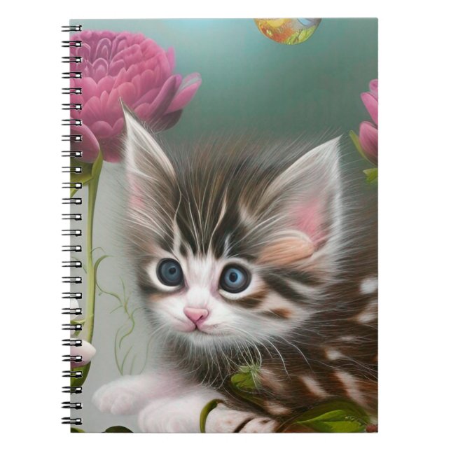 Adorable Kittens 4 Notizblock (Vorderseite)