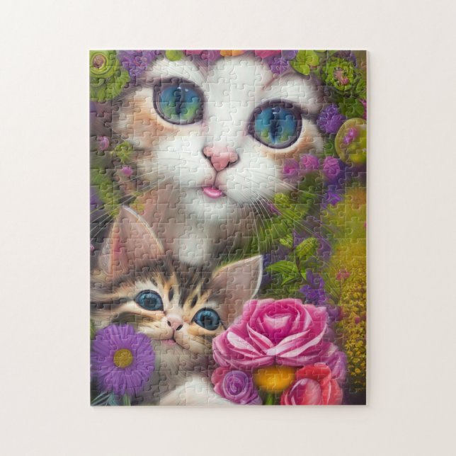 Adorable Kittens 8 Puzzle (Vertikal)