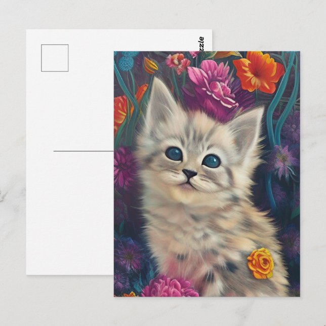 Adorable Kittens 9 Postkarte (Vorne/Hinten)