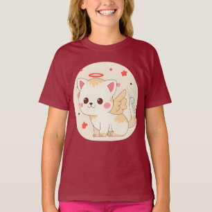 "Adorable Kitty - Playful Cat Art T-Shirt" T-Shirt
