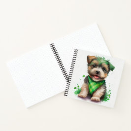 ADORABLE KLEINE WASSERCOLOR YORKSHIRE TERRIER NOTIZBUCH