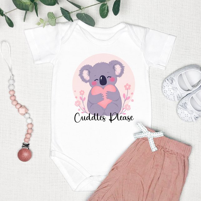 Adorable Koala Bären "Cuddles Bitte" Baby Strampler (Von Creator hochgeladen)