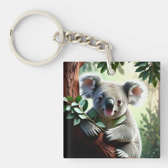 Adorable Koala Bear Schlüsselanhänger (Vorderseite)