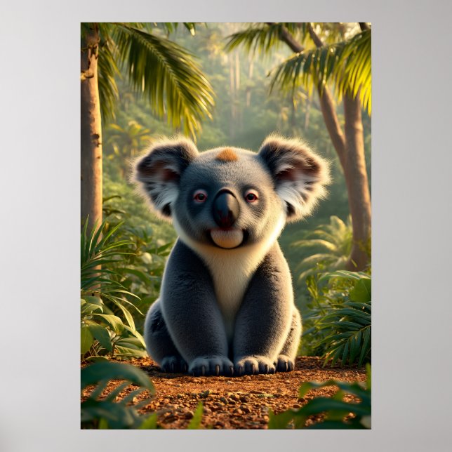 Adorable Koala Poster (Vorne)