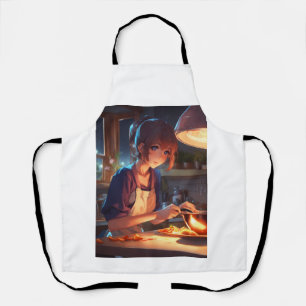 Adorable Koch Anime Schürze - Niedlich Girl Cookin