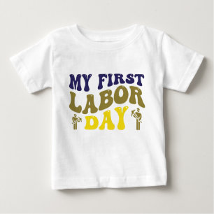 Adorable Labour Day Baby T - Shirt feiern