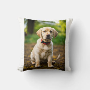 Adorable Labrador Hunde Illustration - Niedliche W Kissen