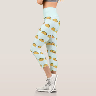 Adorable lächelnd kawaii tako capri leggings