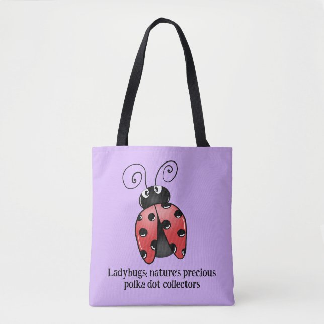 Adorable Ladybug Liebe Tote Bag - Spread Liebe (Vorderseite)