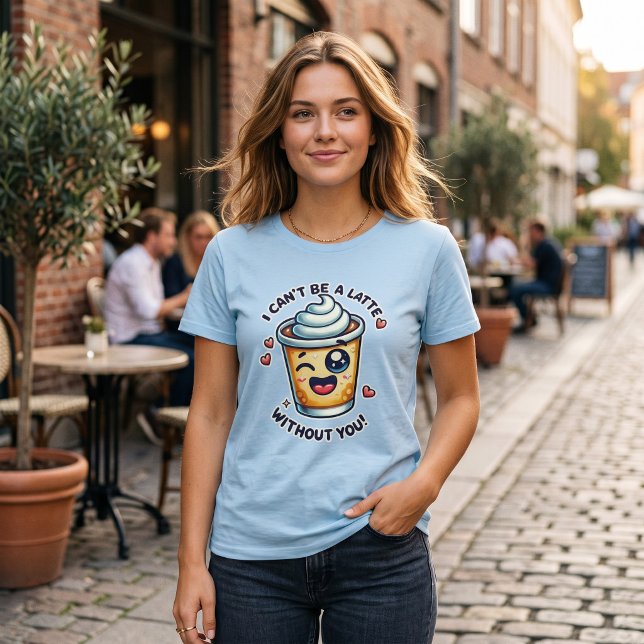 Adorable Latte Pup Design T-Shirt (Von Creator hochgeladen)
