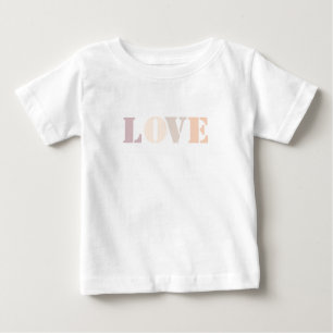 Adorable "Liebe" Baby T - Shirt - Niedlicher T - S