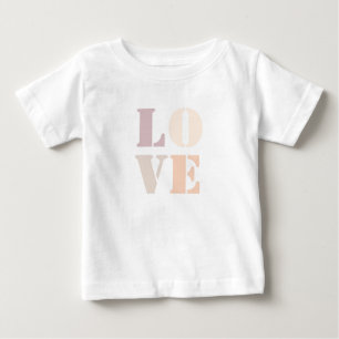 Adorable "Liebe" Baby T - Shirt - Niedlicher T - S