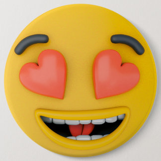 Adorable Liebe Emoji Button - Verbreiten Sie die L