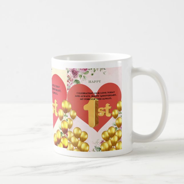 "Adorable Liebe Tasse" Kaffeetasse (Rechts)