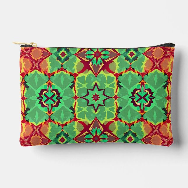 Adorable Lion Cub Sitting Portrait Illustration Zubehörtasche (Vorderseite)