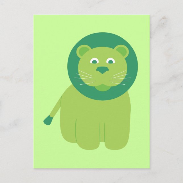 Adorable Lion Postkarte (Vorderseite)