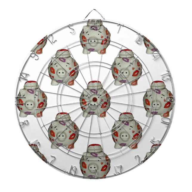 Adorable Lipstick Pig Dartscheibe (vorne)