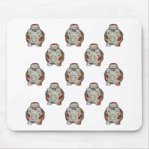 Adorable Lipstick Pig Mousepad