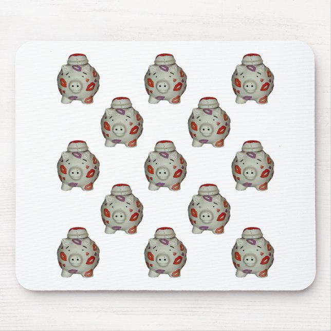 Adorable Lipstick Pig Mousepad (Vorne)