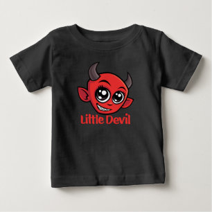 Adorable Little Devil Character Design Baby T-shirt