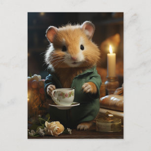 Adorable Little Hamster Postkarte