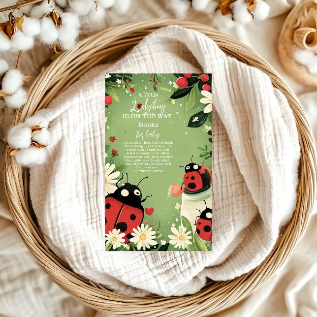 Adorable Little Ladybug Girl Baby Books for Baby Begleitkarte (Von Creator hochgeladen)