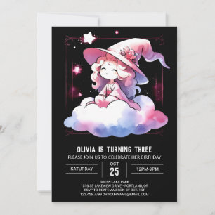 Adorable Little Wizard Geburtstag Einladung