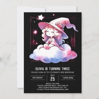 Adorable Little Wizard Geburtstag Einladung