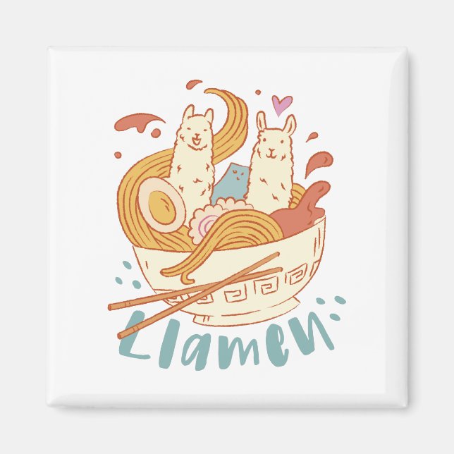 Adorable Llamen Magnet (Vorne)