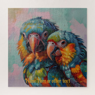 Adorable Love Birds Papageien für jeden Anlass Puzzle