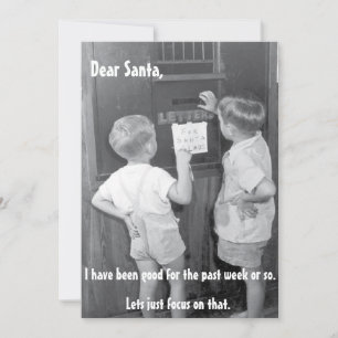 Adorable lustige Weihnachtsgrüße Feiertagskarte