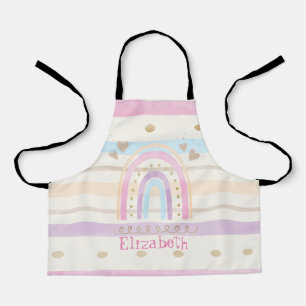 Adorable Magical Colorful Rainbow Strichen Schürze