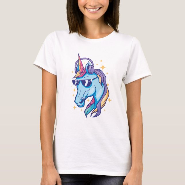 Adorable Magick Unicorn T-Shirt (Vorderseite)