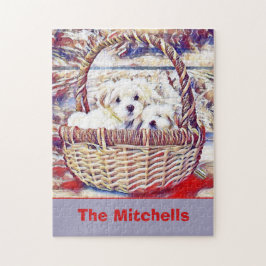 Adorable Maltese Puppy Lover Puzzle