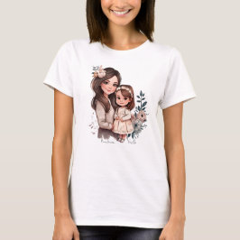 Adorable Mama und Tochterbank (3) T-Shirt