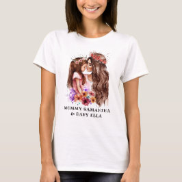 Adorable Mama und Tochterbank (6) T-Shirt