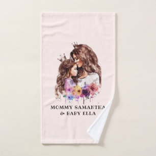 Adorable Mama und Tochterbank (8) Badhandtuch Set