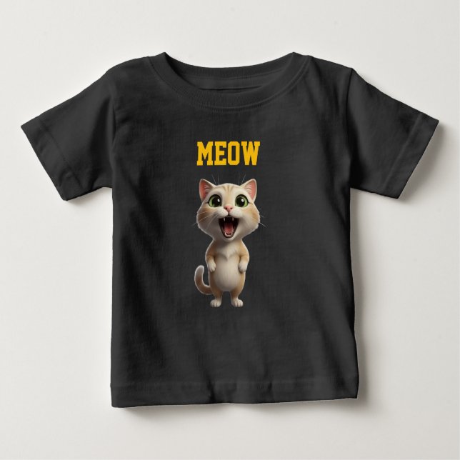 Adorable Meow Kitty Kids’ T-Shirt (Vorderseite)