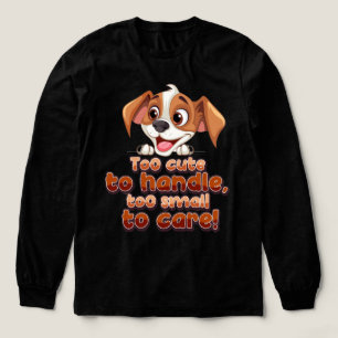 Adorable Mini Pup: zu Niedlich und zu klein für de Tri-Blend Shirt