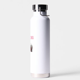 Adorable MOO DENG Baby Hippo Girls Kindergarten Vi Trinkflasche