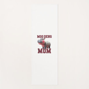 Adorable MOO DENG MAMA Baby Hippo Mama Dabbing Pri Yogamatte