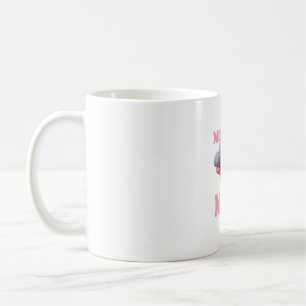 Adorable MOO DENG MAMA Baby Hippo Mama Niedlicher Kaffeetasse