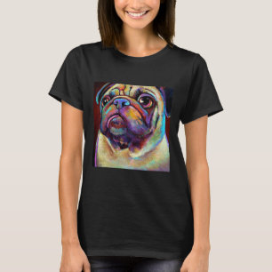Adorable MOPS PUPPY mit DERP TONGUE Classic T-Shir T-Shirt