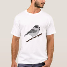 Adorable Mountain Chickadee Bird Illustriert