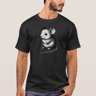 Adorable Mouse Art TSQ T-Shirt