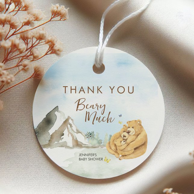 Adorable Neutral Bear Beary Much Baby Geschenkanhänger (Von Creator hochgeladen)