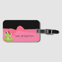 Adorable Niedlich Frog auf Polka Dots Hello Gorgeo