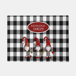 Adorable Niedlich Gnomes Buffalo Kariert Fußmatte